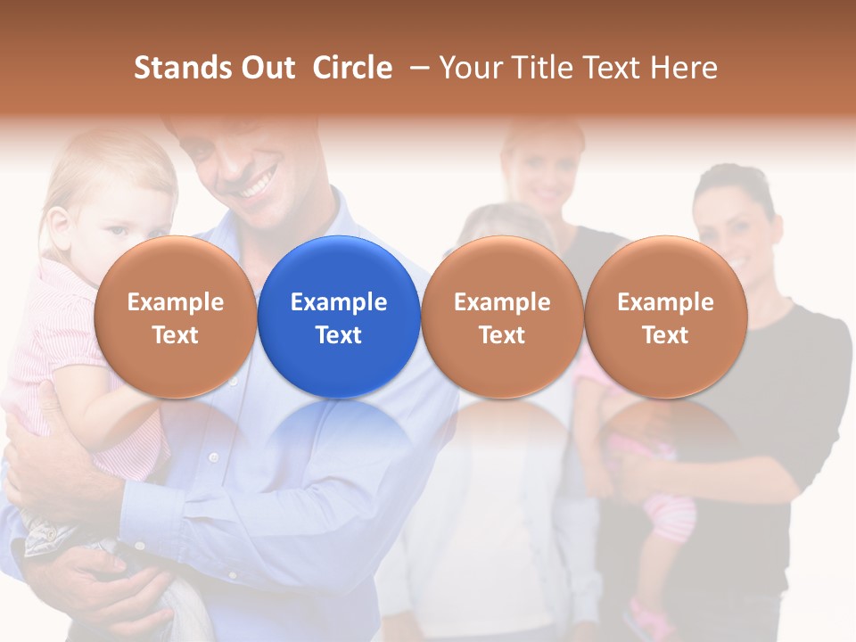 Young Smiling Child PowerPoint Template