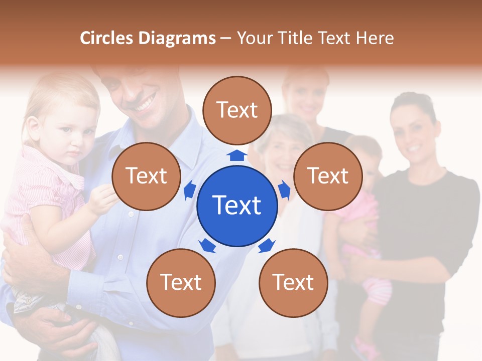 Young Smiling Child PowerPoint Template