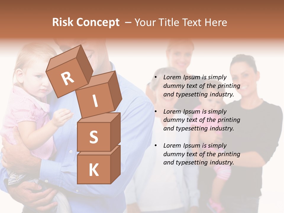 Young Smiling Child PowerPoint Template