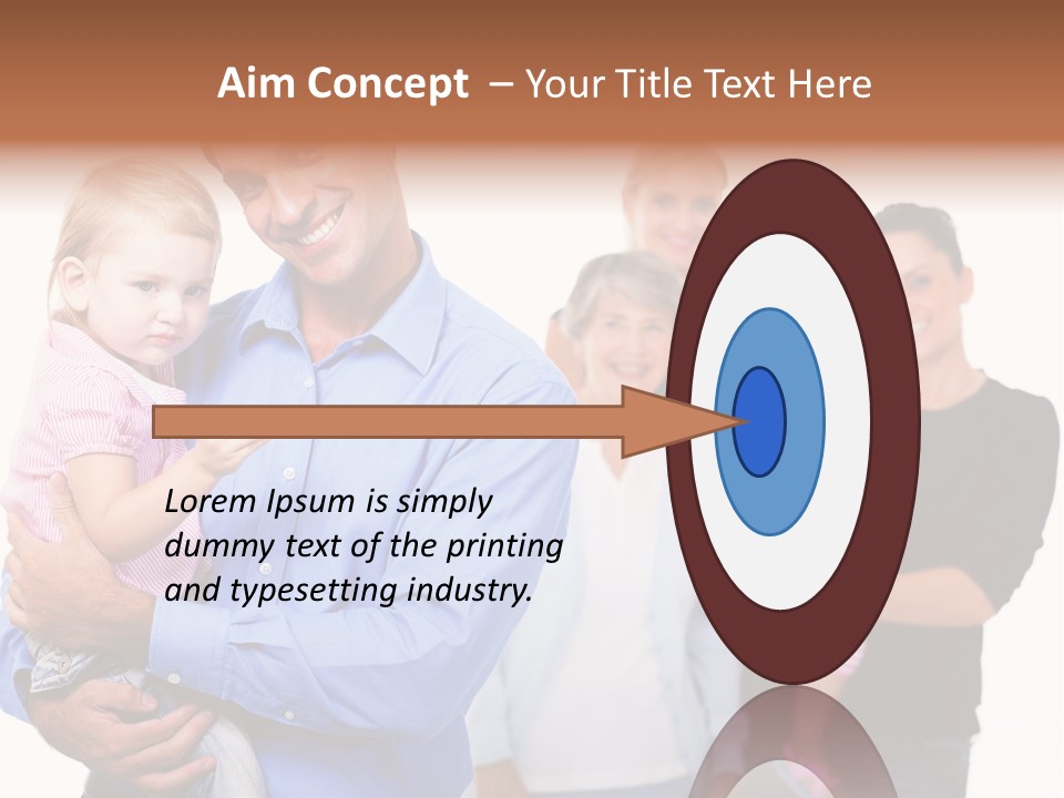 Young Smiling Child PowerPoint Template