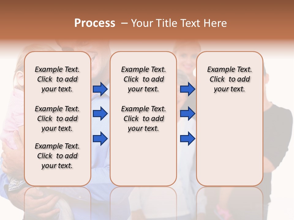 Young Smiling Child PowerPoint Template