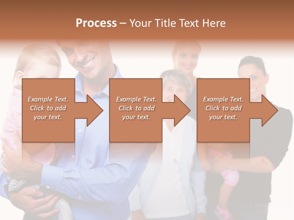 Young Smiling Child PowerPoint Template