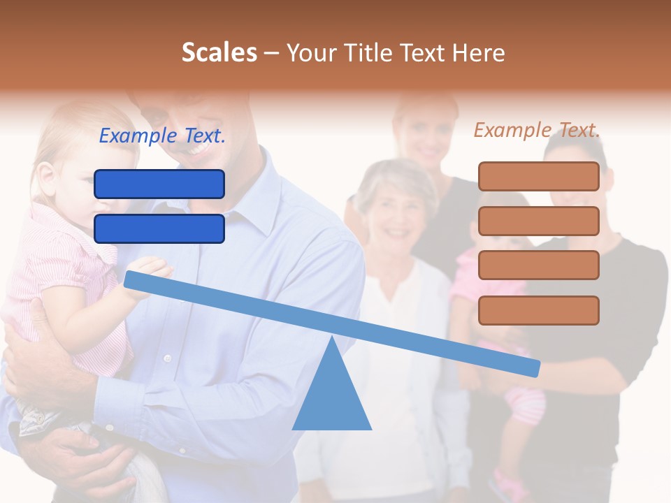 Young Smiling Child PowerPoint Template