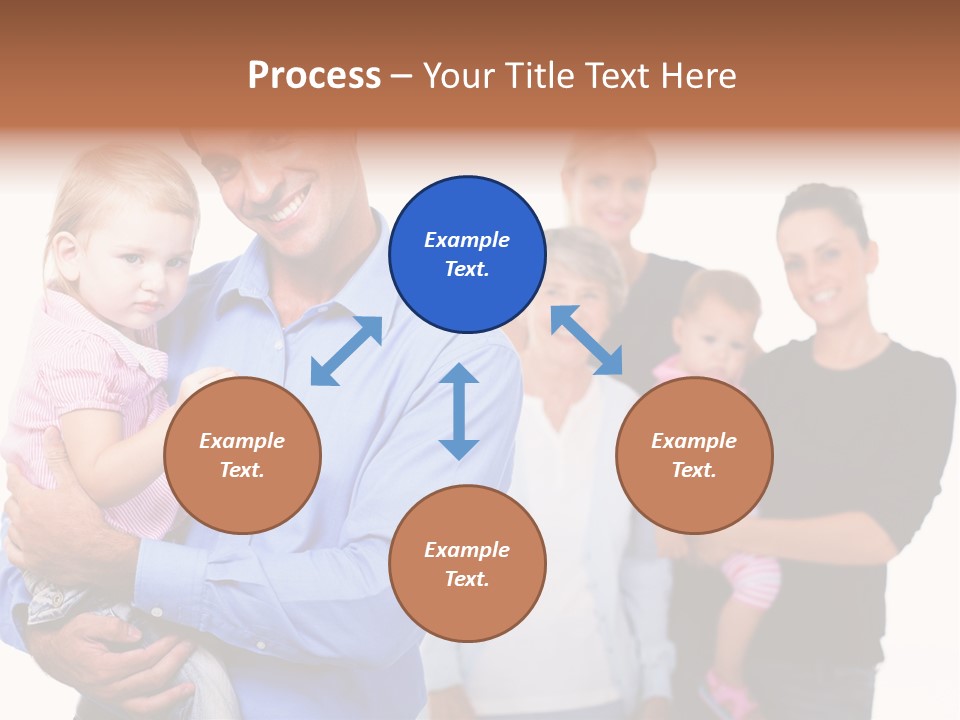 Young Smiling Child PowerPoint Template