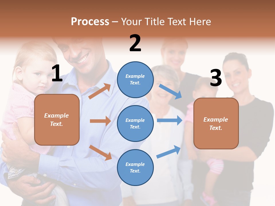 Young Smiling Child PowerPoint Template
