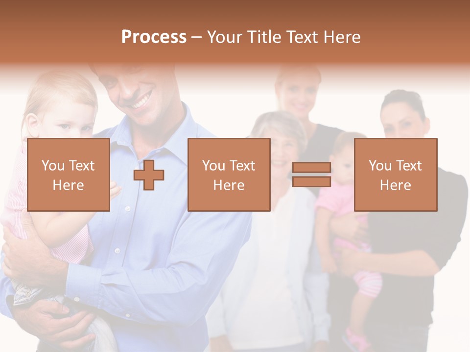Young Smiling Child PowerPoint Template