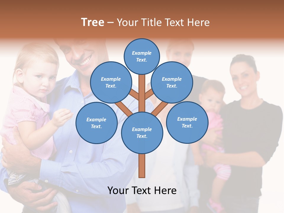 Young Smiling Child PowerPoint Template