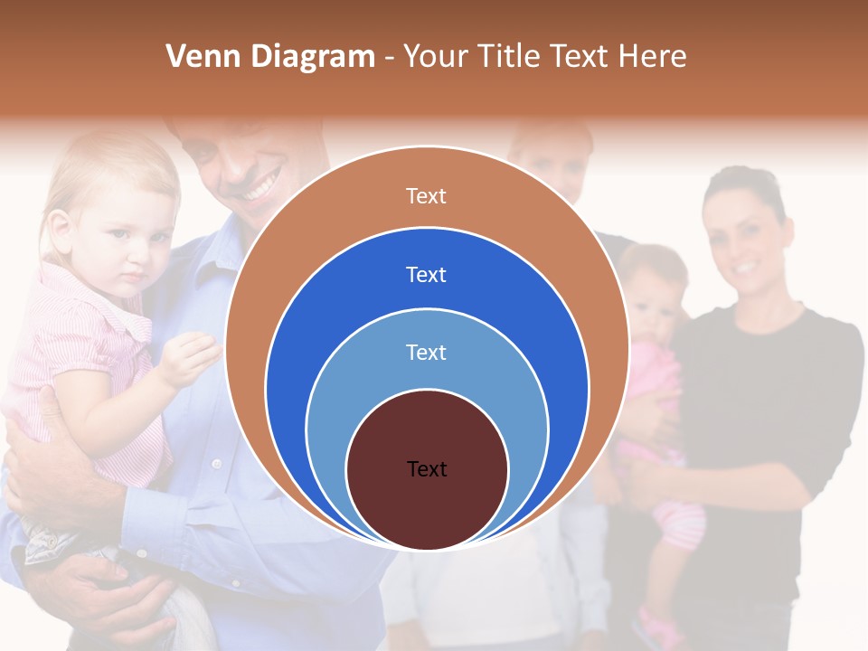 Young Smiling Child PowerPoint Template