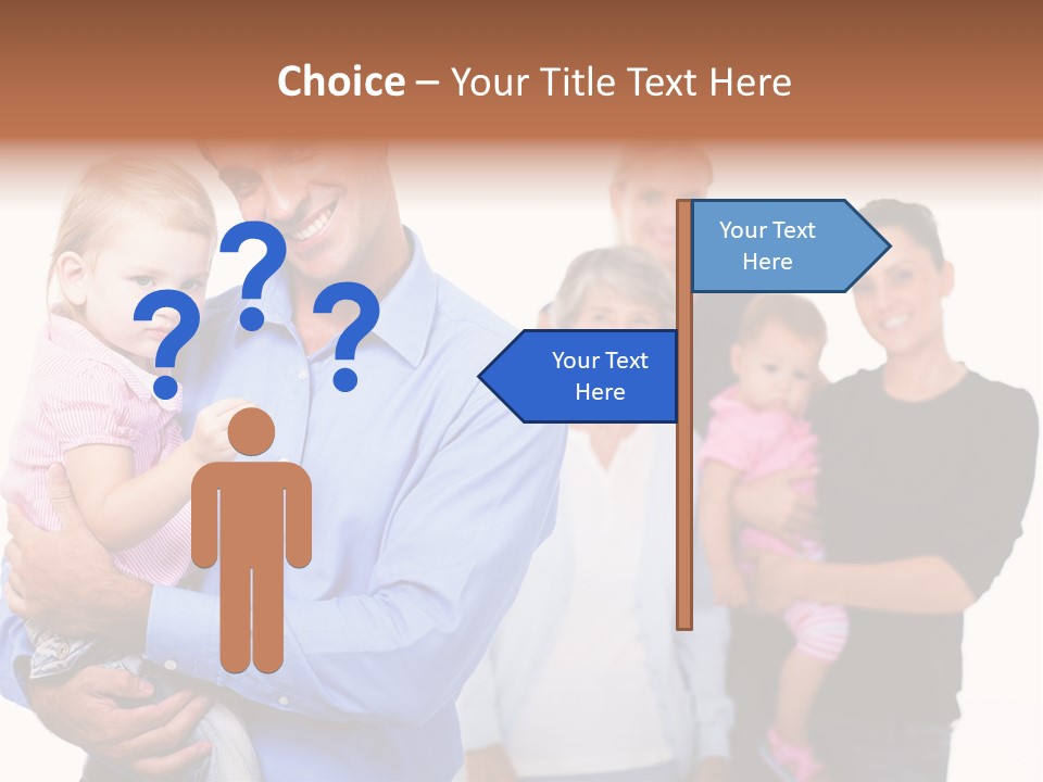 Young Smiling Child PowerPoint Template