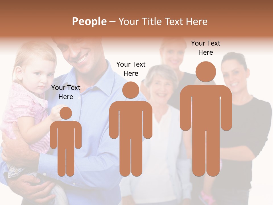 Young Smiling Child PowerPoint Template