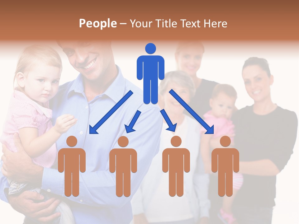 Young Smiling Child PowerPoint Template