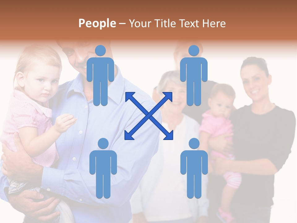 Young Smiling Child PowerPoint Template