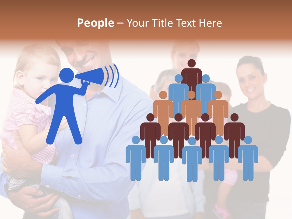 Young Smiling Child PowerPoint Template