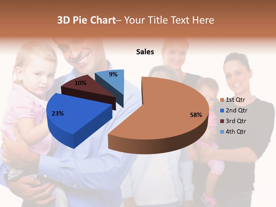 Young Smiling Child PowerPoint Template