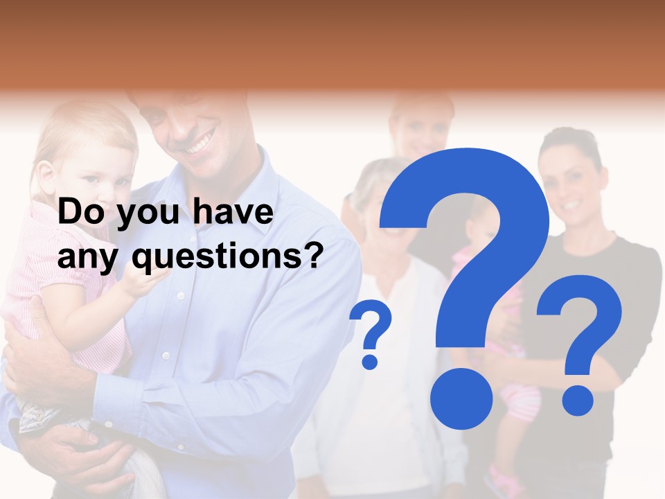 Young Smiling Child PowerPoint Template