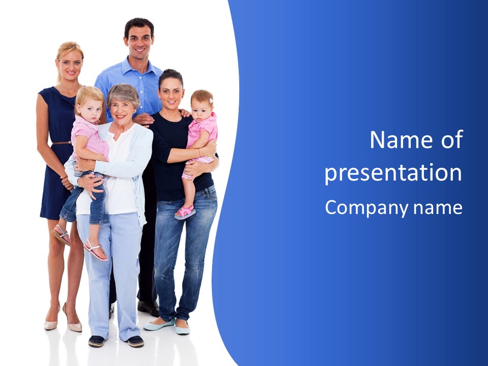 Grandmother Attractive Beautiful PowerPoint Template