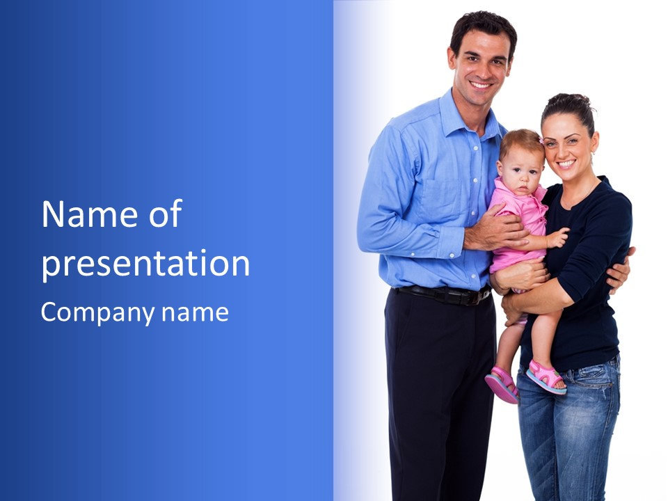 Female Male Joy PowerPoint Template