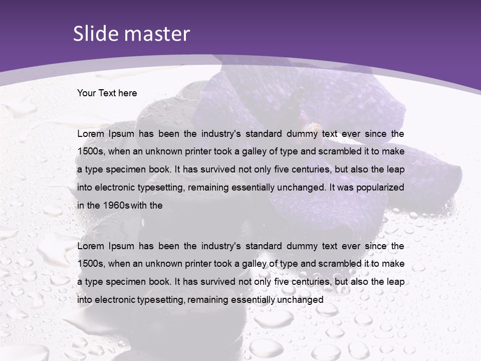 Culture Pebble Black PowerPoint Template