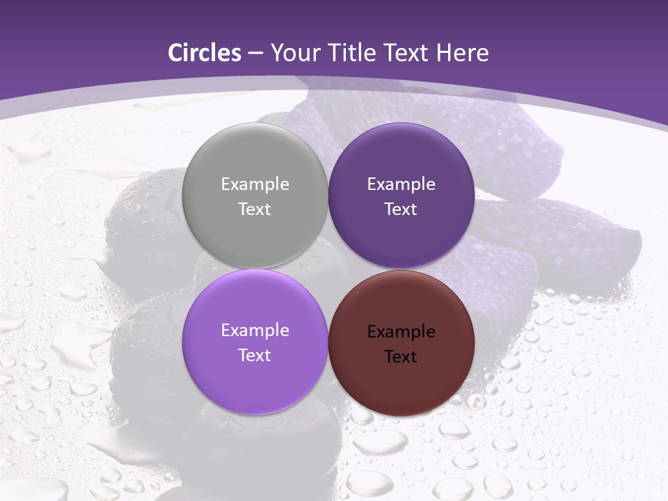 Culture Pebble Black PowerPoint Template