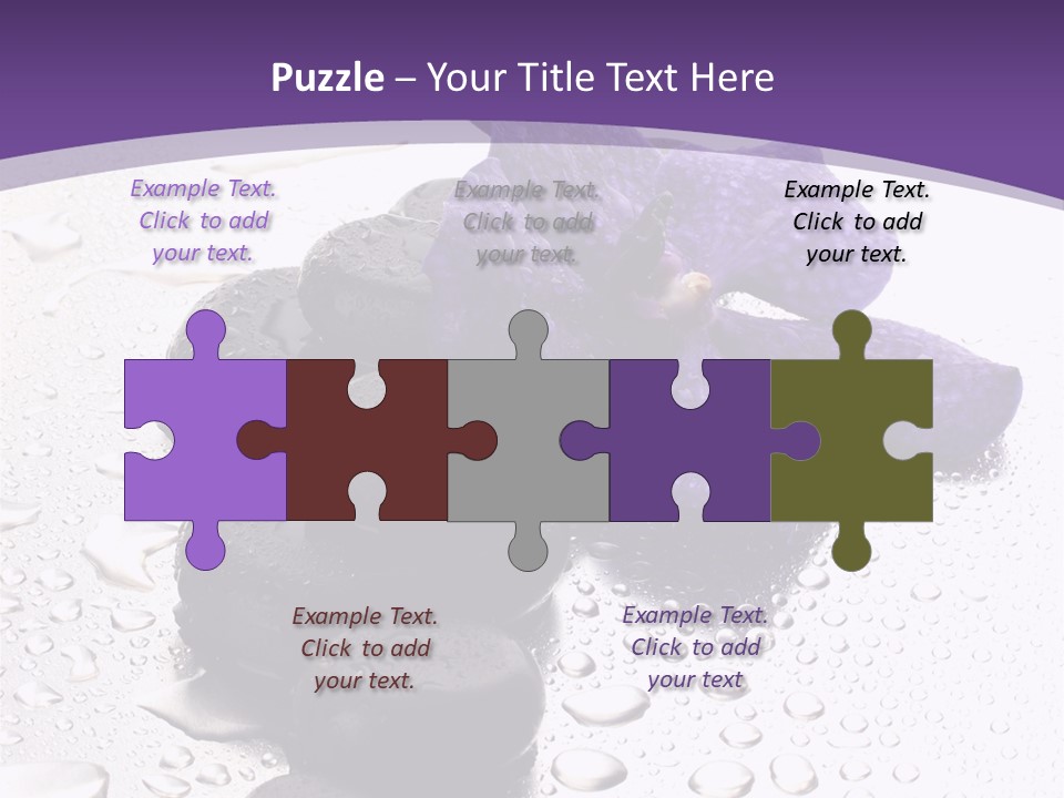 Culture Pebble Black PowerPoint Template