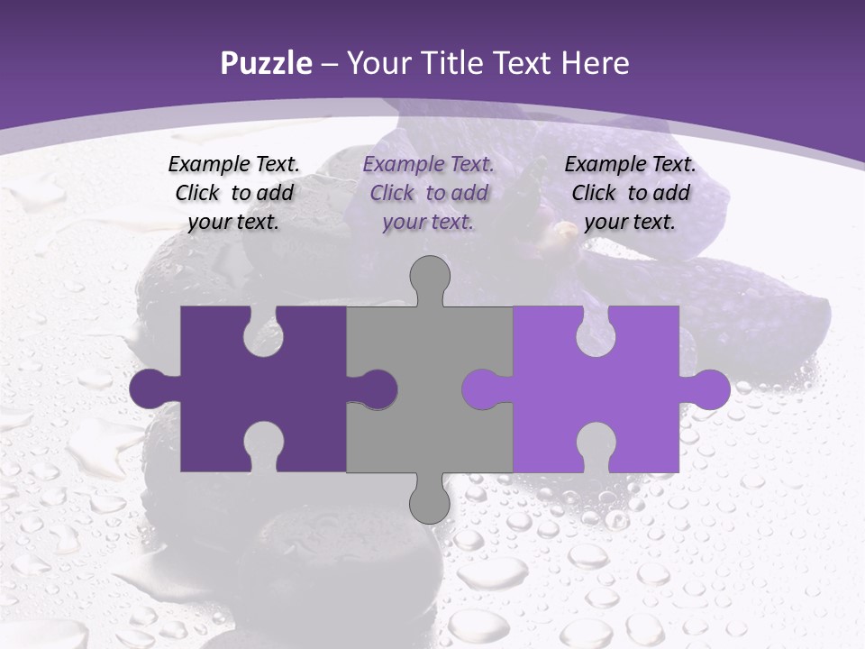 Culture Pebble Black PowerPoint Template