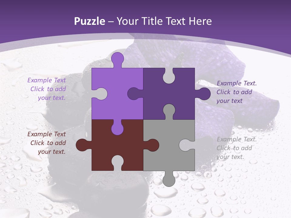 Culture Pebble Black PowerPoint Template