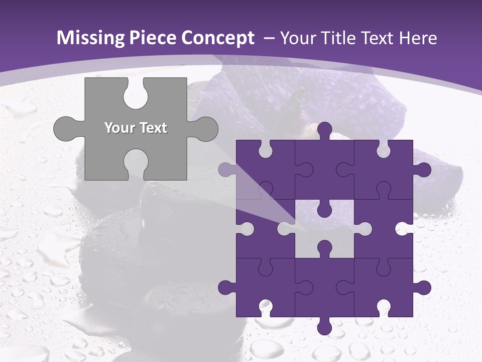 Culture Pebble Black PowerPoint Template