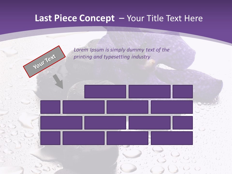 Culture Pebble Black PowerPoint Template