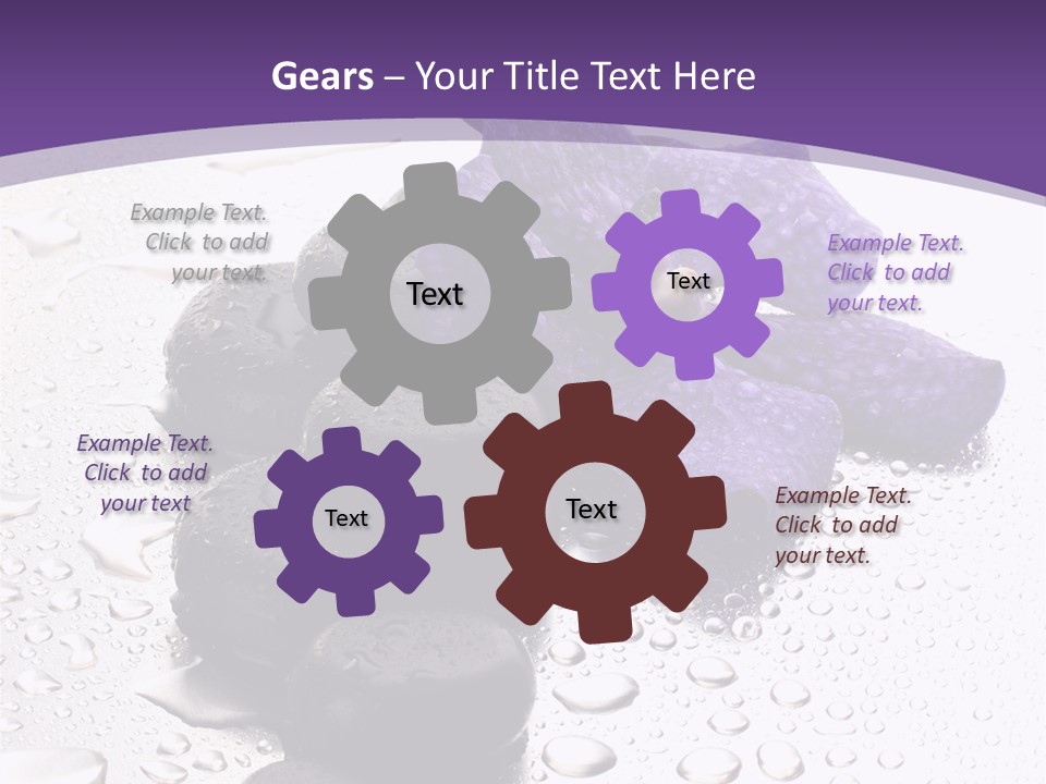 Culture Pebble Black PowerPoint Template