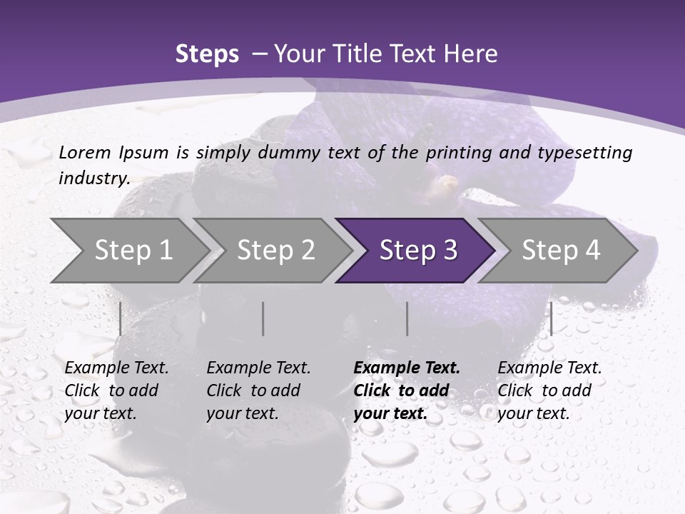 Culture Pebble Black PowerPoint Template