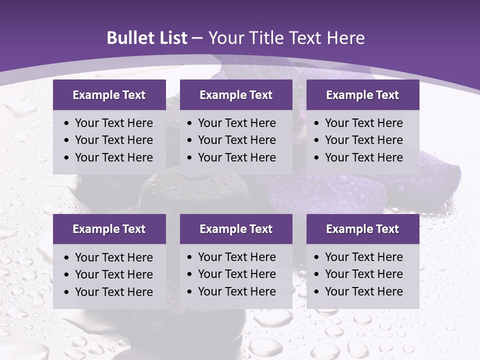 Culture Pebble Black PowerPoint Template