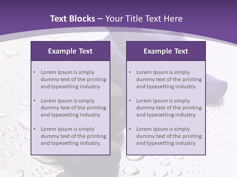 Culture Pebble Black PowerPoint Template