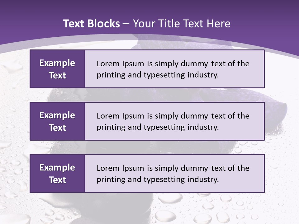 Culture Pebble Black PowerPoint Template