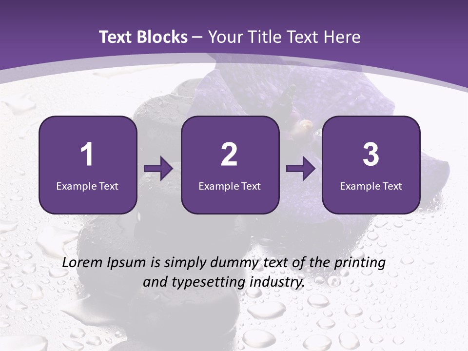 Culture Pebble Black PowerPoint Template