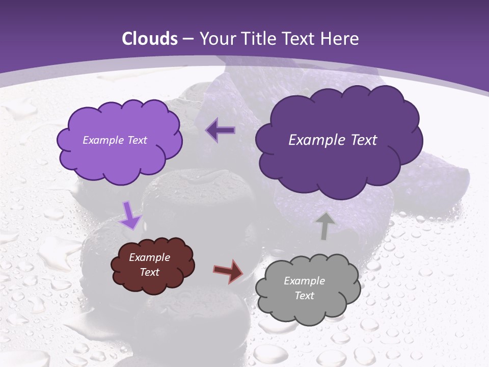 Culture Pebble Black PowerPoint Template