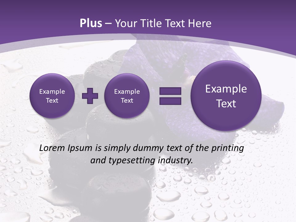 Culture Pebble Black PowerPoint Template