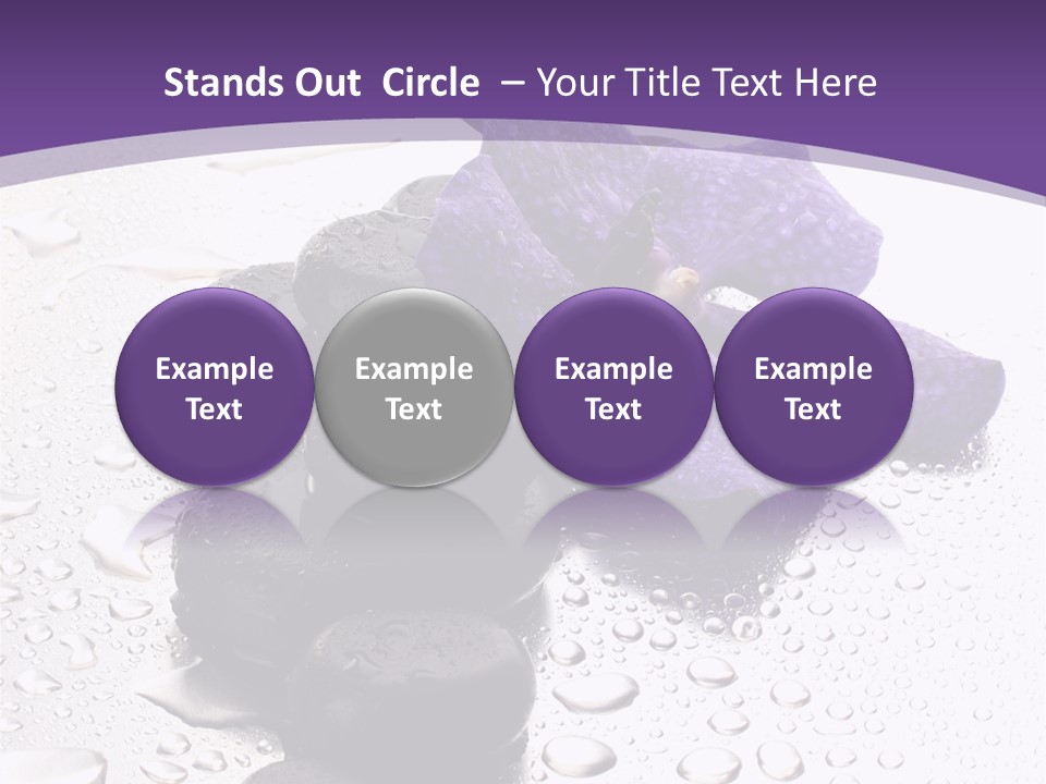 Culture Pebble Black PowerPoint Template