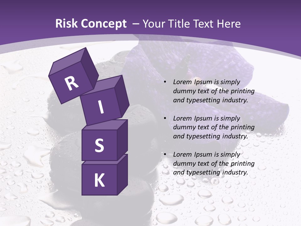 Culture Pebble Black PowerPoint Template