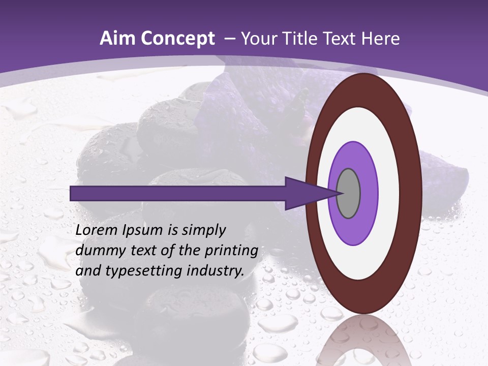 Culture Pebble Black PowerPoint Template