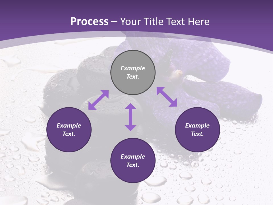 Culture Pebble Black PowerPoint Template