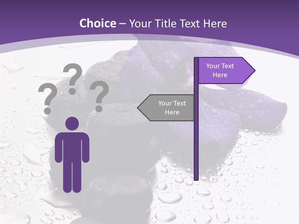 Culture Pebble Black PowerPoint Template