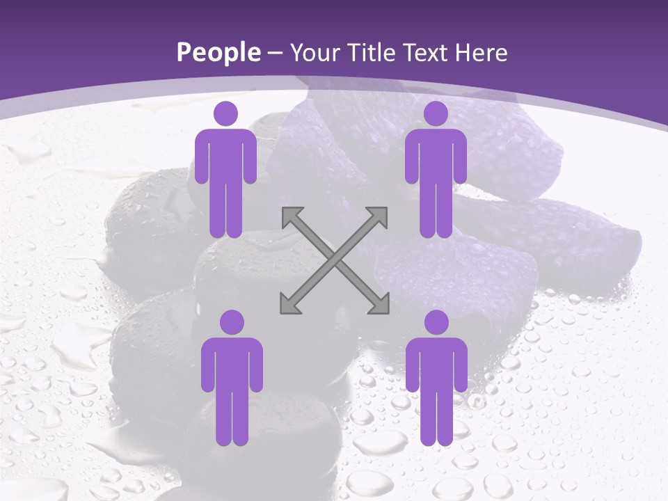 Culture Pebble Black PowerPoint Template