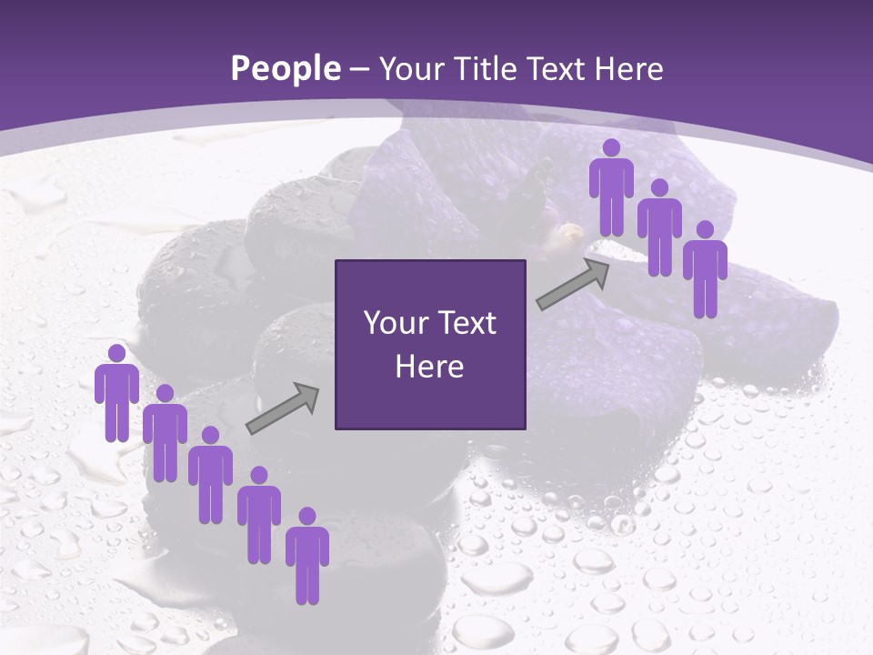 Culture Pebble Black PowerPoint Template