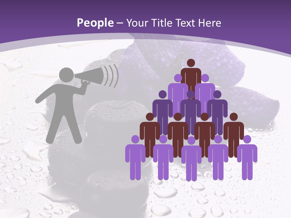 Culture Pebble Black PowerPoint Template