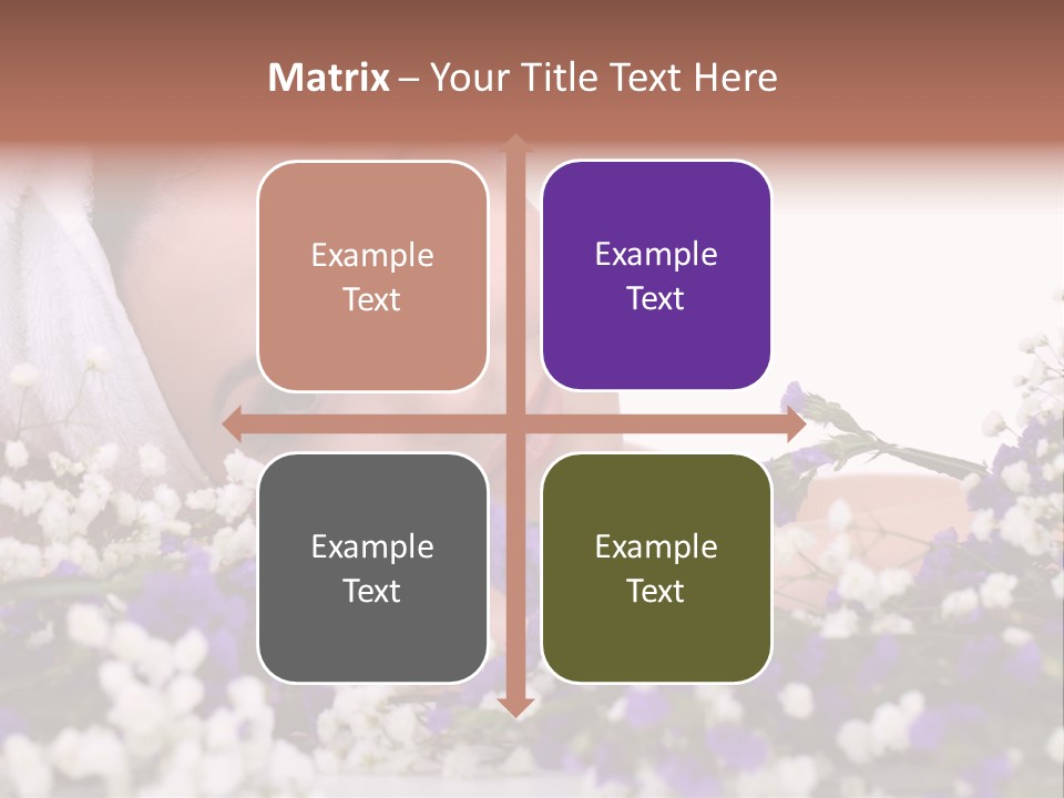 Wellbeing Oil Treatment PowerPoint Template