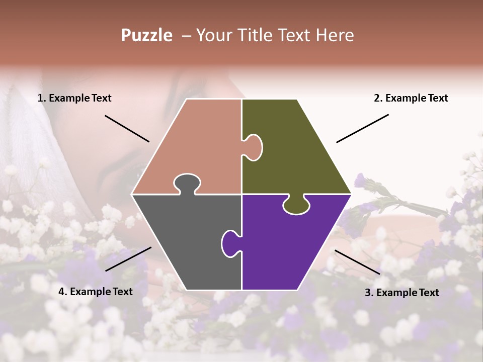 Wellbeing Oil Treatment PowerPoint Template