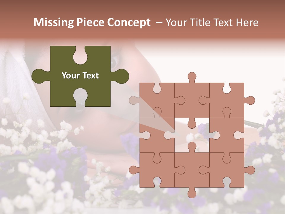 Wellbeing Oil Treatment PowerPoint Template