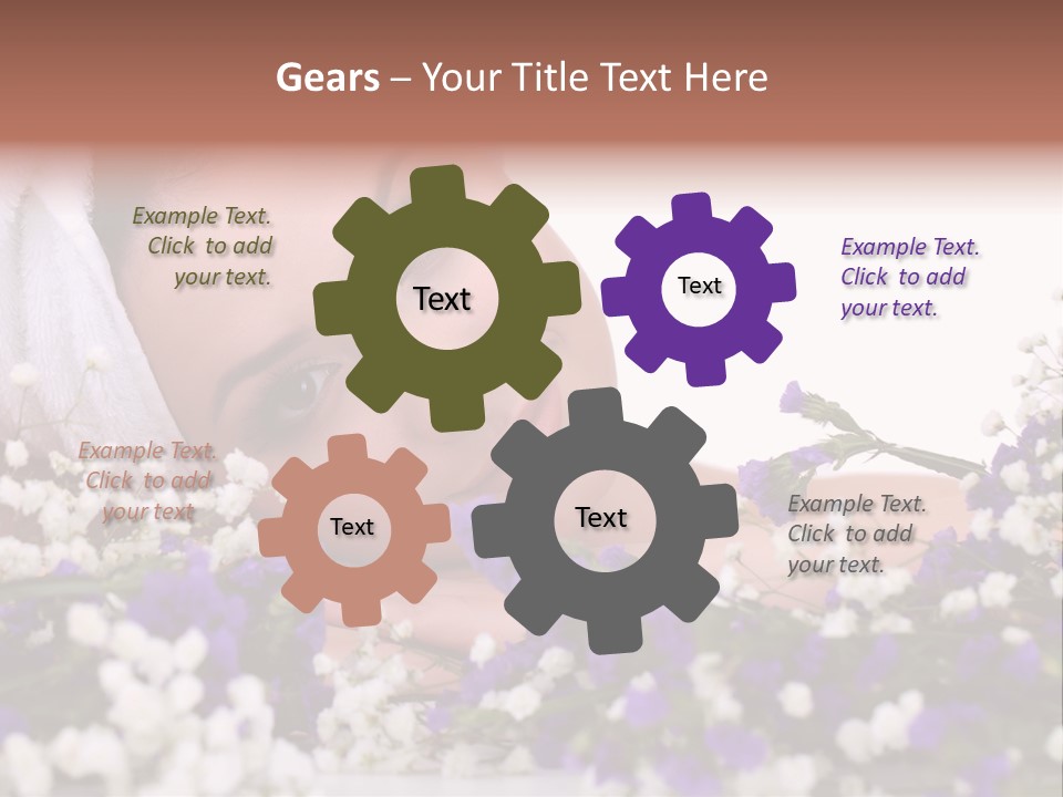 Wellbeing Oil Treatment PowerPoint Template