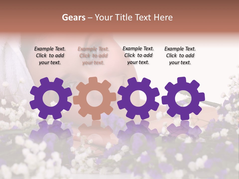 Wellbeing Oil Treatment PowerPoint Template