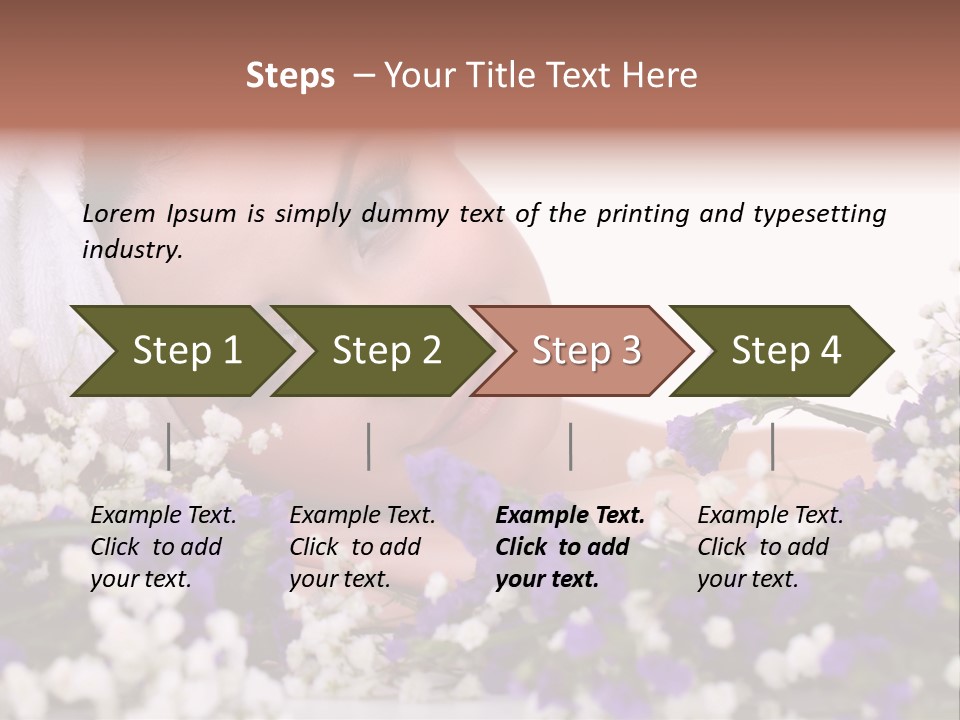 Wellbeing Oil Treatment PowerPoint Template